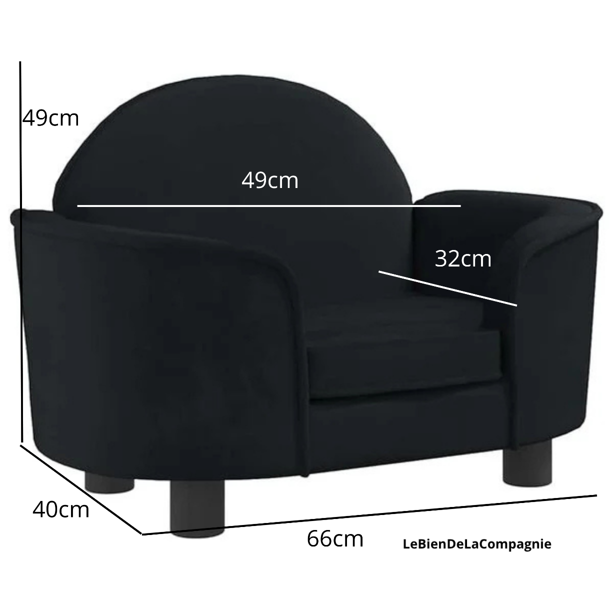 Canapé Chien & Chat Velours