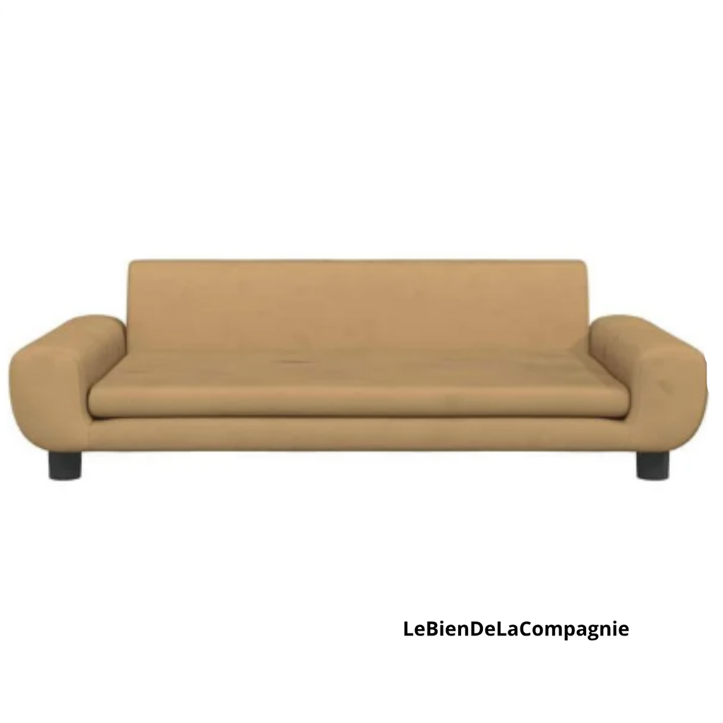 Canapé xl chien velours
