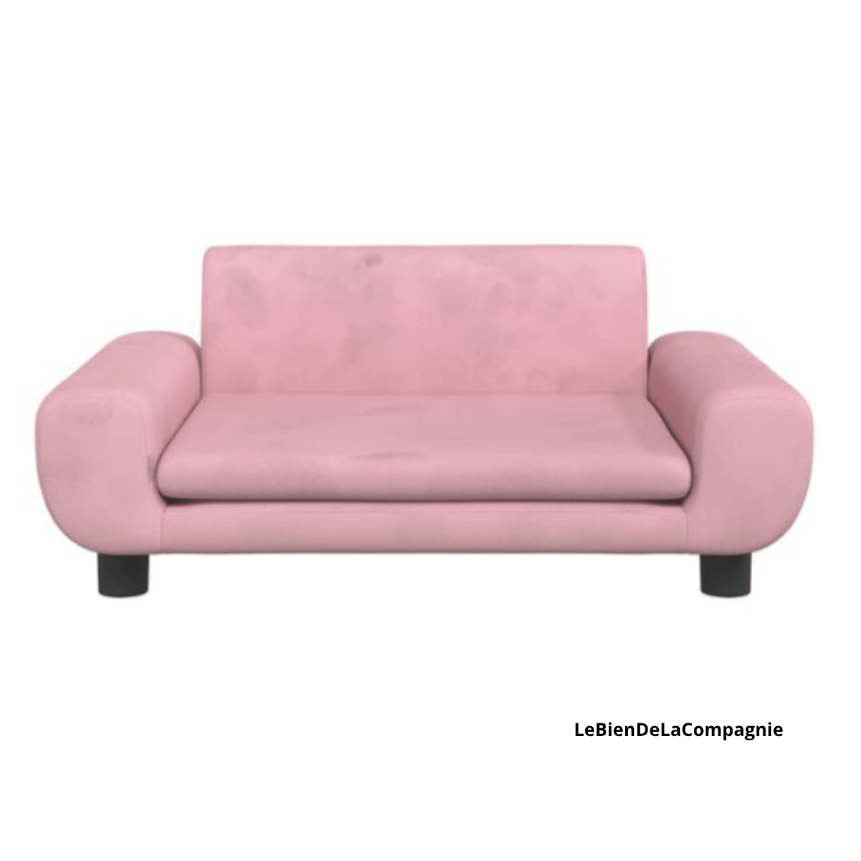 Canapé chien velours scandinave